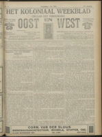 Het Koloniaal Weekblad (1 mei 1919) : Orgaan der Vereeniging Oost en West, Vereeniging Oost en West