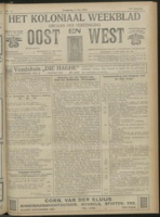 Het Koloniaal Weekblad (8 mei 1919) : Orgaan der Vereeniging Oost en West, Vereeniging Oost en West