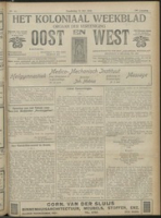 Het Koloniaal Weekblad (15 mei 1919) : Orgaan der Vereeniging Oost en West, Vereeniging Oost en West