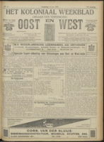 Het Koloniaal Weekblad (19 juni 1919) : Orgaan der Vereeniging Oost en West, Vereeniging Oost en West