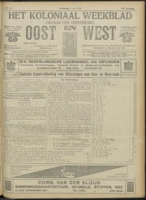 Het Koloniaal Weekblad (3 juli 1919) : Orgaan der Vereeniging Oost en West, Vereeniging Oost en West