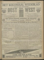 Het Koloniaal Weekblad (7 augustus 1919) : Orgaan der Vereeniging Oost en West, Vereeniging Oost en West