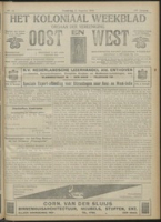 Het Koloniaal Weekblad (21 augustus 1919) : Orgaan der Vereeniging Oost en West, Vereeniging Oost en West