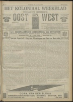 Het Koloniaal Weekblad (28 augustus 1919) : Orgaan der Vereeniging Oost en West, Vereeniging Oost en West