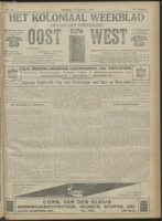 Het Koloniaal Weekblad (18 september 1919) : Orgaan der Vereeniging Oost en West, Vereeniging Oost en West