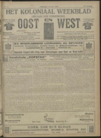 Het Koloniaal Weekblad (9 october 1919) : Orgaan der Vereeniging Oost en West, Vereeniging Oost en West