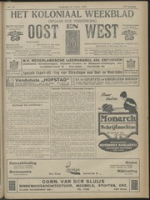 Het Koloniaal Weekblad (30 october 1919) : Orgaan der Vereeniging Oost en West, Vereeniging Oost en West