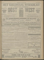Het Koloniaal Weekblad (27 november 1919) : Orgaan der Vereeniging Oost en West, Vereeniging Oost en West