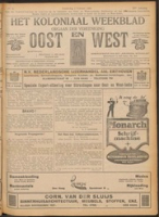 Het Koloniaal Weekblad (5 februari 1920) : Orgaan der Vereeniging Oost en West, Vereeniging Oost en West