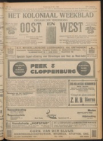 Het Koloniaal Weekblad (6 mei 1920) : Orgaan der Vereeniging Oost en West