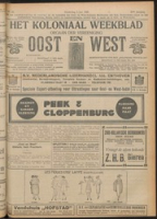 Het Koloniaal Weekblad (3 juni 1920) : Orgaan der Vereeniging Oost en West