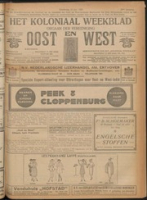 Het Koloniaal Weekblad (10 juni 1920) : Orgaan der Vereeniging Oost en West