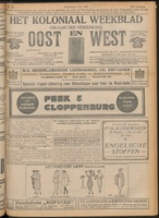 Het Koloniaal Weekblad (8 juli 1920) : Orgaan der Vereeniging Oost en West