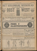 Het Koloniaal Weekblad (15 juli 1920) : Orgaan der Vereeniging Oost en West