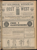Het Koloniaal Weekblad (5 augustus 1920) : Orgaan der Vereeniging Oost en West, Vereeniging Oost en West