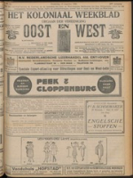 Het Koloniaal Weekblad (19 augustus 1920) : Orgaan der Vereeniging Oost en West