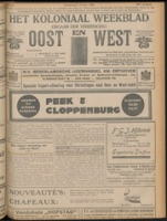 Het Koloniaal Weekblad (7 october 1920) : Orgaan der Vereeniging Oost en West, Vereeniging Oost en West