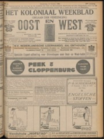 Het Koloniaal Weekblad (14 october 1920) : Orgaan der Vereeniging Oost en West, Vereeniging Oost en West