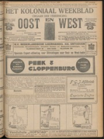 Het Koloniaal Weekblad (21 october 1920) : Orgaan der Vereeniging Oost en West, Vereeniging Oost en West