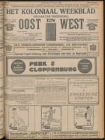 Het Koloniaal Weekblad (28 october 1920) : Orgaan der Vereeniging Oost en West, Vereeniging Oost en West