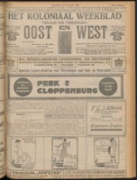Het Koloniaal Weekblad (18 november 1920) : Orgaan der Vereeniging Oost en West, Vereeniging Oost en West