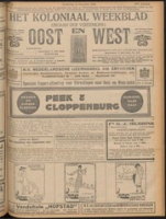 Het Koloniaal Weekblad (16 december 1920) : Orgaan der Vereeniging Oost en West, Vereeniging Oost en West