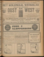 Het Koloniaal Weekblad (1921) : Orgaan der Vereeniging Oost en West