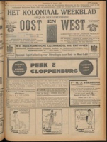 Het Koloniaal Weekblad (27 januari 1921) : Orgaan der Vereeniging Oost en West, Vereeniging Oost en West