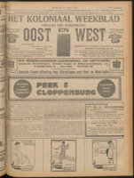 Het Koloniaal Weekblad (10 februari 1921) : Orgaan der Vereeniging Oost en West, Vereeniging Oost en West