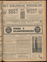 Het Koloniaal Weekblad (3 maart 1921) : Orgaan der Vereeniging Oost en West, Vereeniging Oost en West