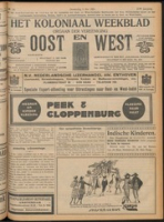 Het Koloniaal Weekblad (5 mei 1921) : Orgaan der Vereeniging Oost en West, Vereeniging Oost en West