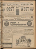 Het Koloniaal Weekblad (12 mei 1921) : Orgaan der Vereeniging Oost en West, Vereeniging Oost en West