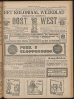Het Koloniaal Weekblad (21 juli 1921) : Orgaan der Vereeniging Oost en West, Vereeniging Oost en West