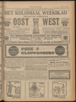 Het Koloniaal Weekblad (28 juli 1921) : Orgaan der Vereeniging Oost en West, Vereeniging Oost en West