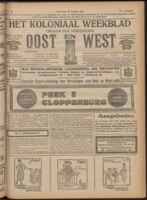 Het Koloniaal Weekblad (18 augustus 1921) : Orgaan der Vereeniging Oost en West, Vereeniging Oost en West
