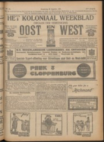 Het Koloniaal Weekblad (25 augustus 1921) : Orgaan der Vereeniging Oost en West, Vereeniging Oost en West