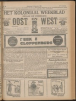 Het Koloniaal Weekblad (29 september 1921) : Orgaan der Vereeniging Oost en West, Vereeniging Oost en West