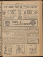 Het Koloniaal Weekblad (6 october 1921) : Orgaan der Vereeniging Oost en West, Vereeniging Oost en West
