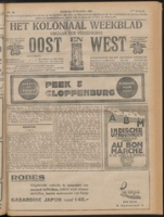 Het Koloniaal Weekblad (17 november 1921) : Orgaan der Vereeniging Oost en West, Vereeniging Oost en West