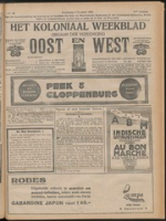 Het Koloniaal Weekblad (8 december 1921) : Orgaan der Vereeniging Oost en West, Vereeniging Oost en West