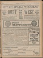Het Koloniaal Weekblad (15 december 1921) : Orgaan der Vereeniging Oost en West, Vereeniging Oost en West