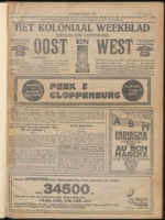 Het Koloniaal Weekblad (5 januari 1922) : Orgaan der Vereeniging Oost en West, Vereeniging Oost en West
