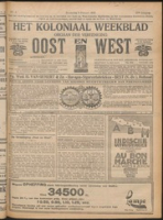 Het Koloniaal Weekblad (2 februari 1922) : Orgaan der Vereeniging Oost en West, Vereeniging Oost en West