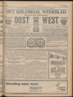 Het Koloniaal Weekblad (23 februari 1922) : Orgaan der Vereeniging Oost en West, Vereeniging Oost en West