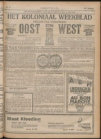 Het Koloniaal Weekblad (30 maart 1922) : Orgaan der Vereeniging Oost en West, Vereeniging Oost en West