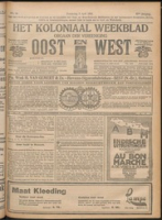 Het Koloniaal Weekblad (6 april 1922) : Orgaan der Vereeniging Oost en West, Vereeniging Oost en West