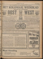 Het Koloniaal Weekblad (27 april 1922) : Orgaan der Vereeniging Oost en West, Vereeniging Oost en West