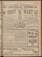 Het Koloniaal Weekblad (18 mei 1922) : Orgaan der Vereeniging Oost en West, Vereeniging Oost en West