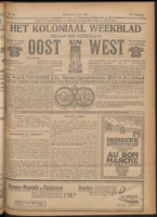 Het Koloniaal Weekblad (15 juni 1922) : Orgaan der Vereeniging Oost en West, Vereeniging Oost en West