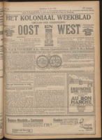 Het Koloniaal Weekblad (22 juni 1922) : Orgaan der Vereeniging Oost en West, Vereeniging Oost en West